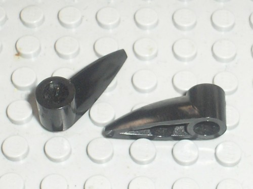 Lego black tooth - black,