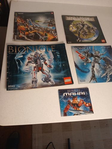 Lotto manuali lego bionicle - lotto, 5